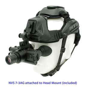 NVS 7-3AG shown attached to included head mount