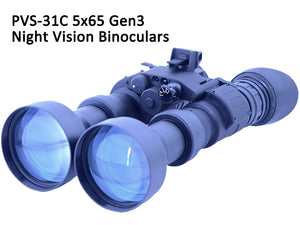 GSCI PVS-31C 5x65 Dual-Tube Gen3 Night Vision Binoculars