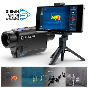 Pulsar Axion Series Thermal Imaging Scopes | Wi-Fi Enabled | Stream Vision App