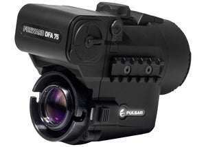Pulsar Forward DFA75 Digital Clip-On Night Vision Scope, showing clip-on mounting receptor