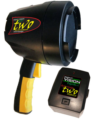 2-Million Candlepower Hot-Swap Infrared Spotlight, shown with Hot-Swap battery