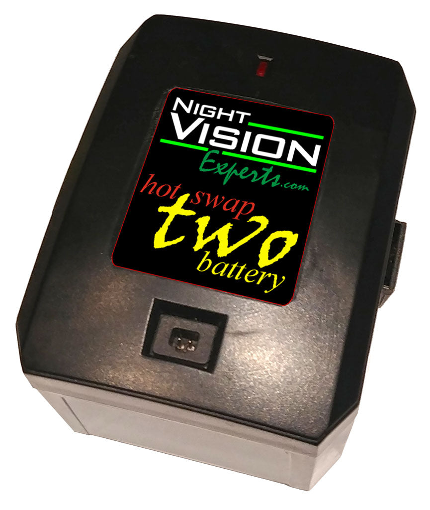 HotSwap Removable Battery. Extend your IR Spotlight's Burn Time