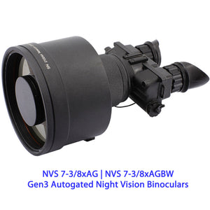NVS 7-3/8xAG Gen3 Autogated Night Vision Binoculars