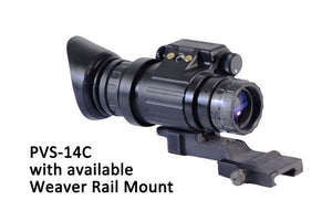 GSCI PVS-14C Multi-Function Gen3 Night Vision Scope, with available Weaver Rail Mount