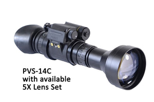 GSCI PVS-14C Multi-Function Gen3 Night Vision Scope, with available 5X Lens Set