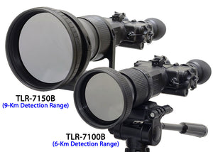 GSCI TLR-7100B and TLR-7150B Ultra Long-Range Thermal Binoculars. Immersive, Exportable, ITAR-free.