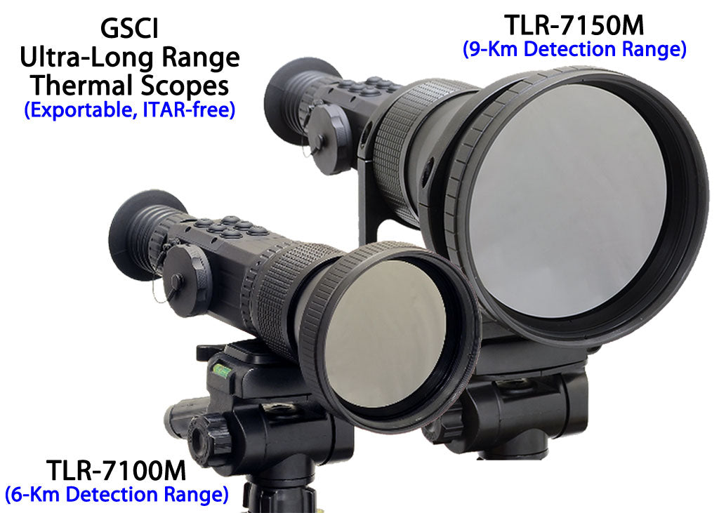GSCI TLR-7100M & TLR-7150M Ultra Long-Range Thermal Imaging Scopes
