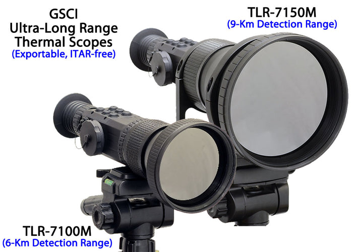 GSCI TLR Series Ultra Long-Range ITAR-Free Thermal Scopes | 7100M | TLR-7150M