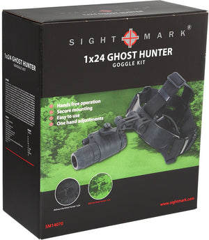 Sightmark Ghost Hunter 1x24 Gen1+ Night Vision Mono-Goggle, carton