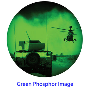 Typical green phosphor image seen using NVS 7-3AG  Gen3 Autogated Night Vision Goggles